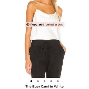 Cami NYC Satin Tan Top